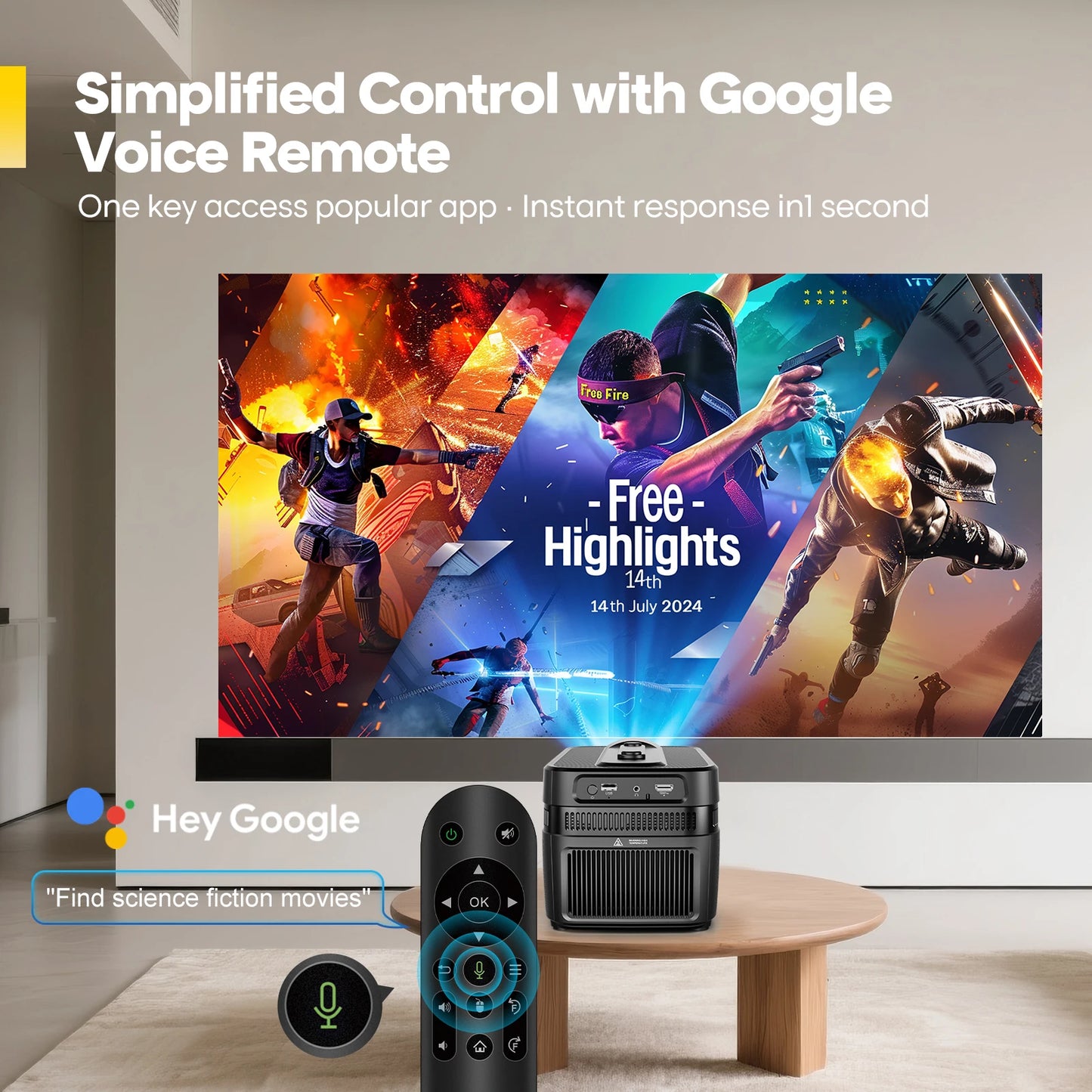 Magcubic 900ANSI HY450C projecteur 8K 4K natif 1080P Ultra courte portée Allwinner H716 décalage automatique BT5.4 WIFI6 Assistant vocal