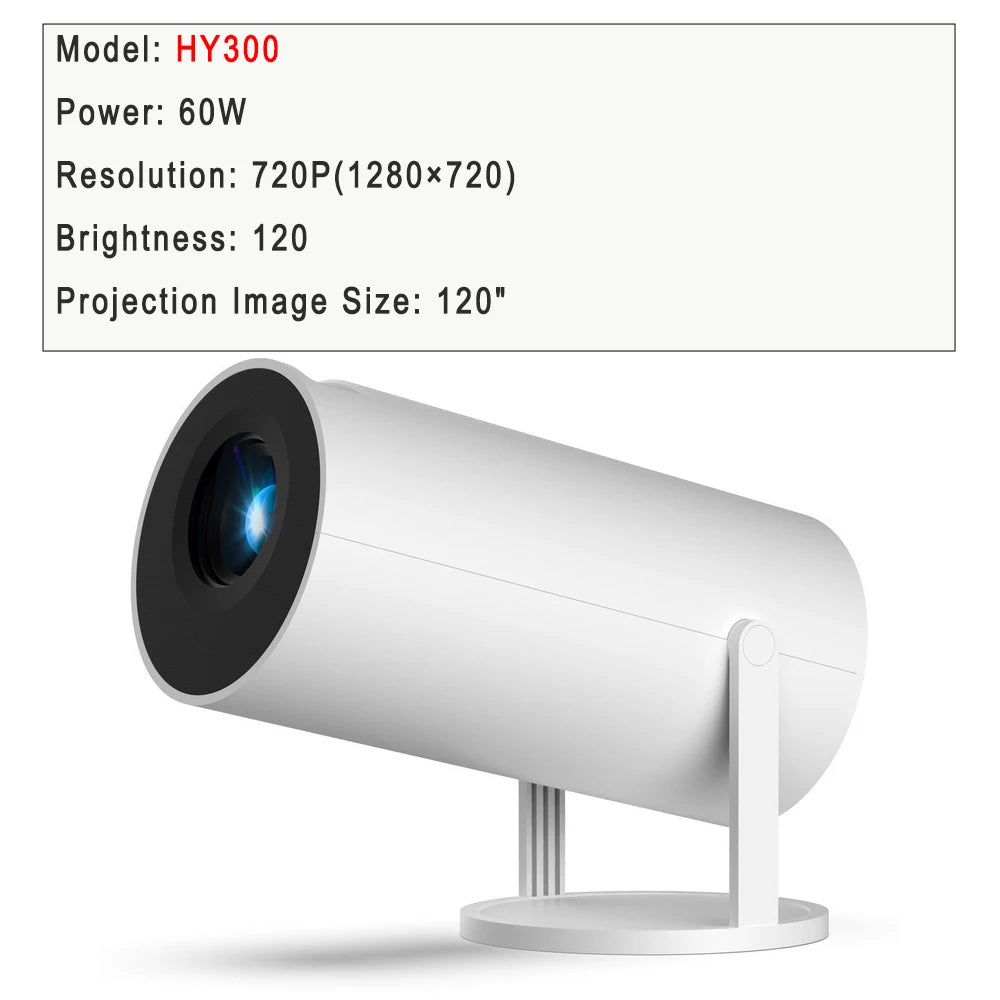 Magcubic 4K Android 11 Projecteur natif 1080P 390ANSI HY320mini double Wifi6 BT5.0 1920*1080P Cinéma portable Projetor amélioré