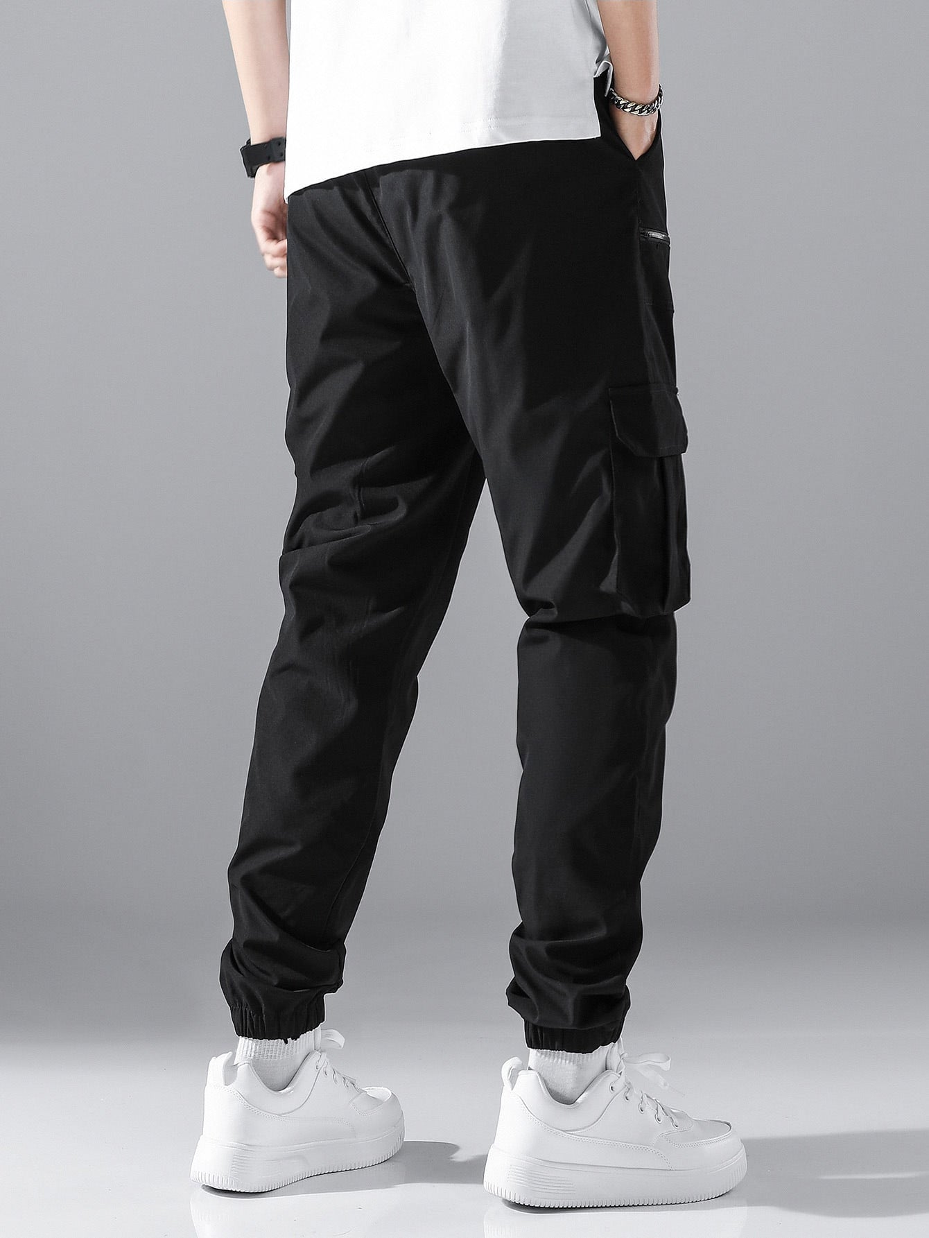 Men's ankle tied work pants