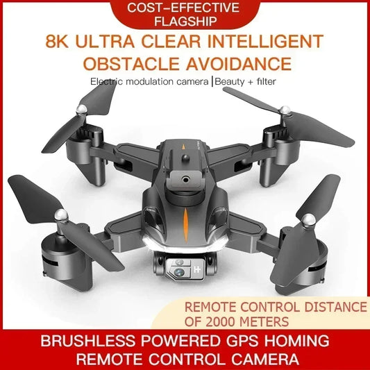 Drone P11 Pro Max 8K 5G GPS professionnel HD, photographie aérienne, double caméra, évitement d'obstacles, Quadrotor sans balais, cadeaux pour enfants