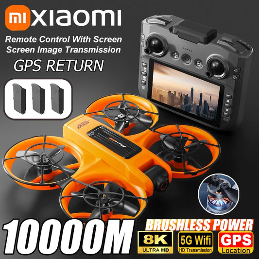 Drone GPS Xiaomi S156 8K professionnel HD 360 °   UAV intelligent d'évitement d'obstacles de moteur sans brosse de double caméra grand angle 5G WIFI