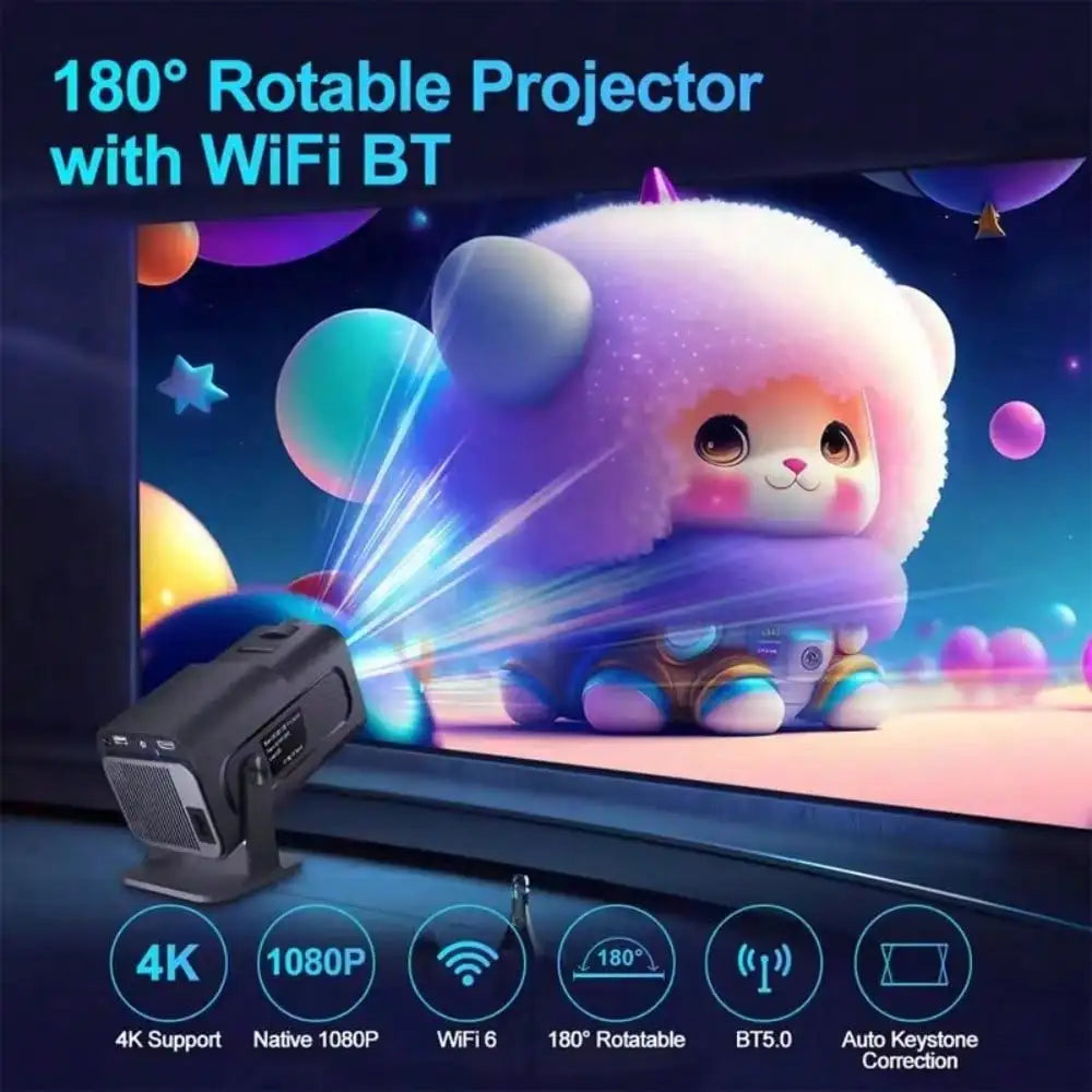 Magcubic 4K Android 11 Projecteur natif 1080P 390ANSI HY320mini double Wifi6 BT5.0 1920*1080P Cinéma portable Projetor amélioré