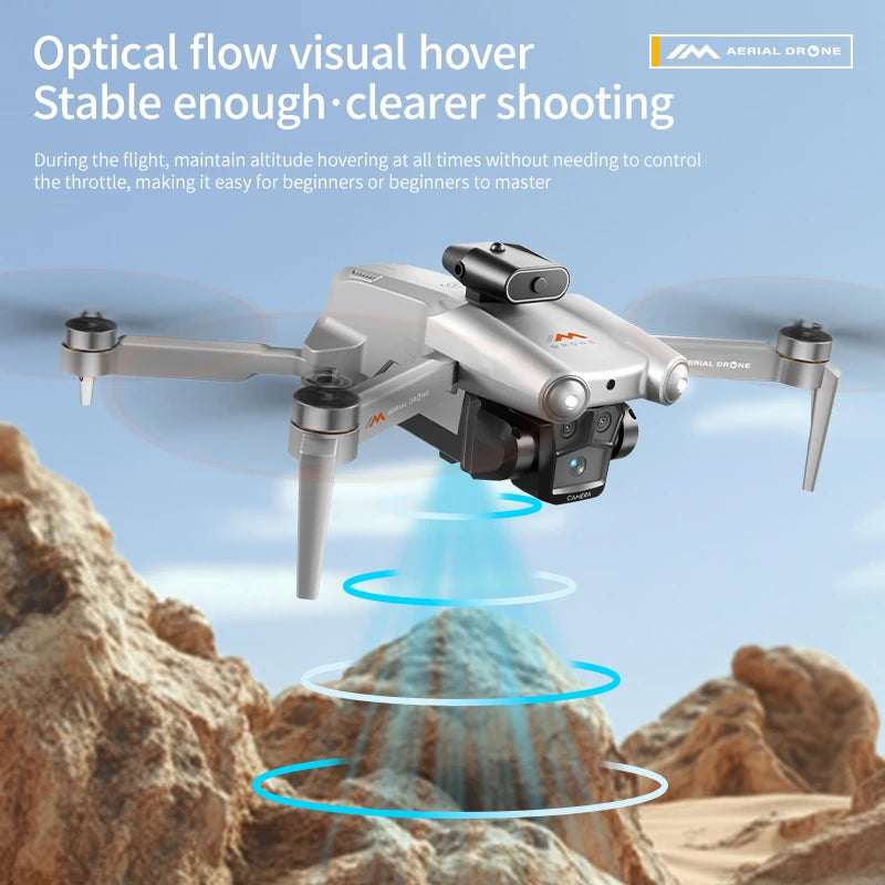 2026 nouveau Drone M6 8K Triple objectif HD 4.5 "télécommande évitement d'obstacles Quad axe photographie aérienne avion enfant enfants jouet