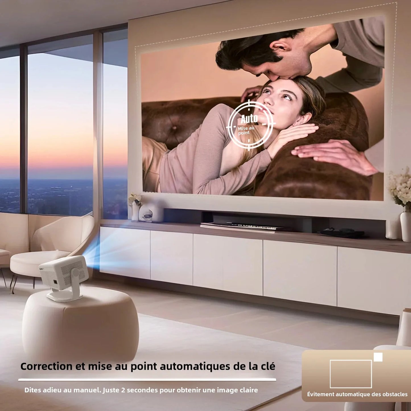 Magcubic – projecteur natif 1080P 650ANSI 8K Android