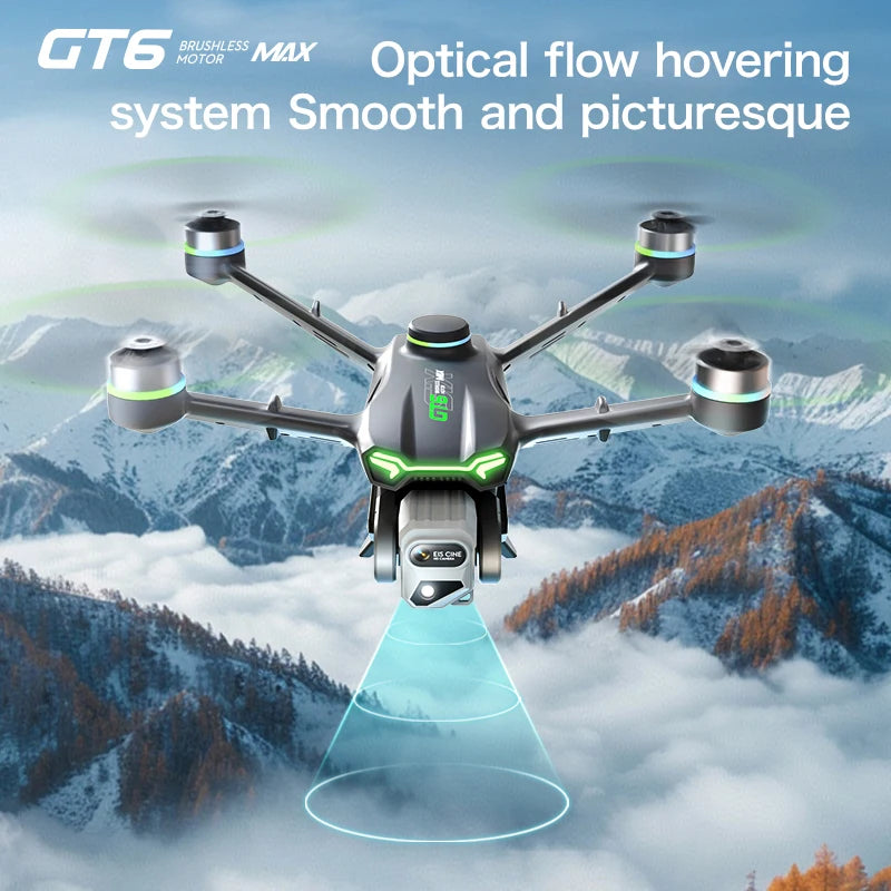 Nouveau Drone GT6 2.4G 5G GPS professionnel 4K HD, photographie aérienne, avion télécommandé, double caméra HD, jouets quadrirotor sans balais
