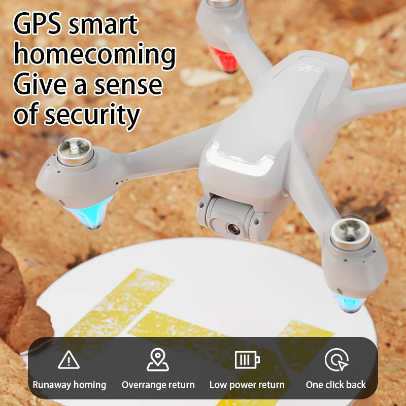 AE9 GPS Drone 4K professionnel HD caméra aérienne FPV flux optique sans brosse avec grand écran télécommande quadrirotor garçons jouets