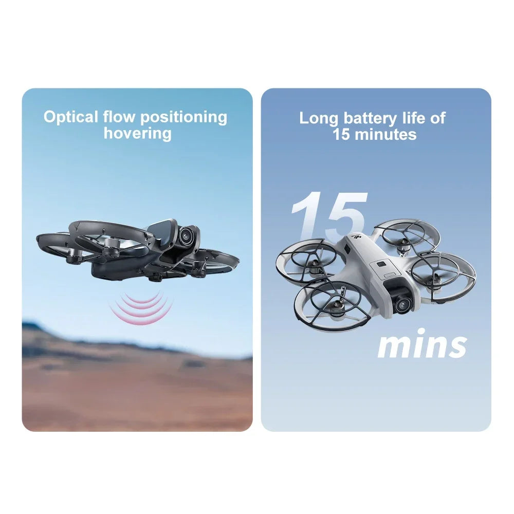 Xiaomi V666 Mini Drone 4K – 5G WiFi FPV, Obstacle Avoidance, Brushless Motor, Altitude Hold, Foldable RC Quadcopter + 3 Batteries
