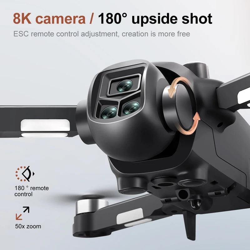 Lenovo V156 MAX Drone 8K HD 5G WIFI GPS écran RC double caméra intelligente évitement d'obstacles jouets électriques sans brosse Drone cadeau 2026