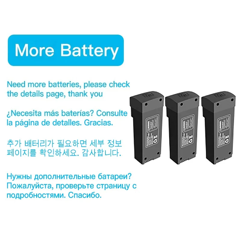 Pour Xiao Mi A14Pro Max GPS sans brosse 8K trois caméras flux optique évitement d'obstacles pliable quadrirotor RC Distance Drone jouets