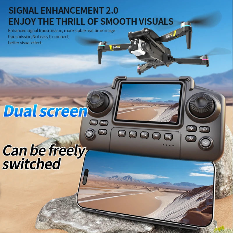 Nouveau Drone K13 MAX, caméra 8K, 5G, WiFi FPV, moteur sans balais, double caméra HD, évitement d'obstacles, quadrirotor pour photographie aérienne, cadeau